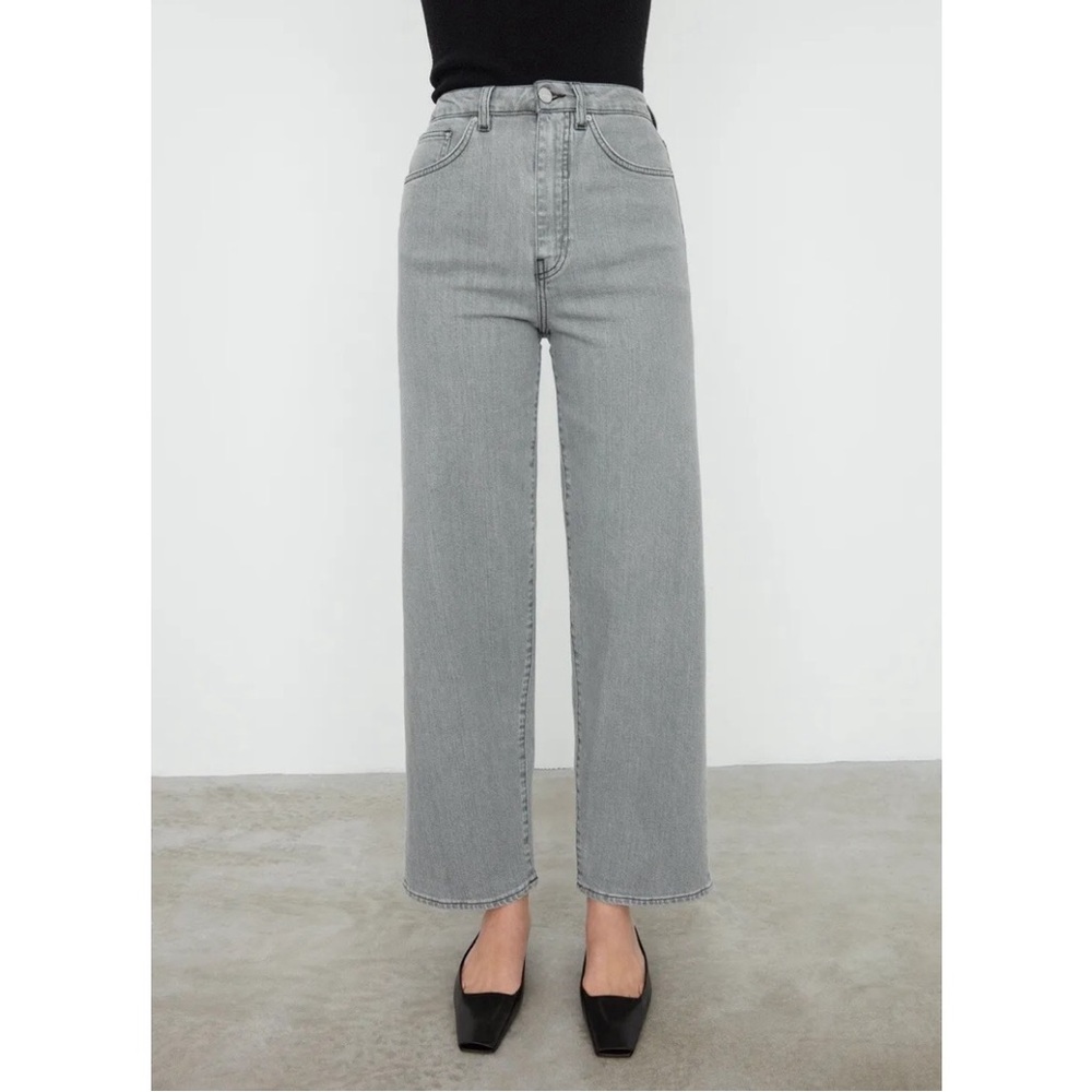 Toteme flare leg Jean in light grey
